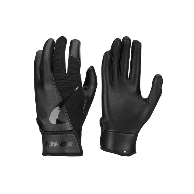 Nike Force Edge Black - Batting Gloves - 1