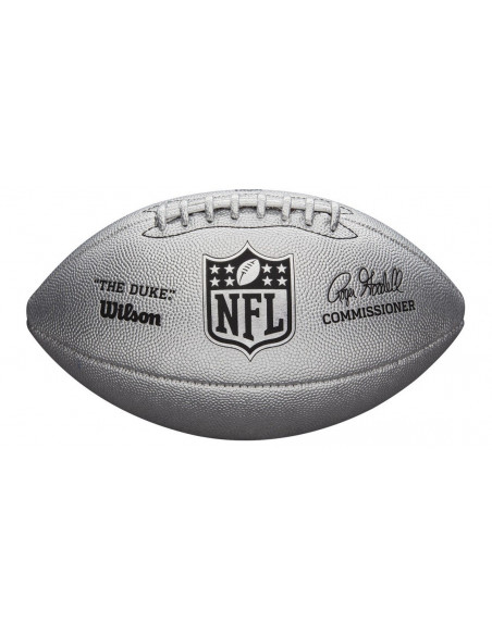 Wilson The Duke Metallic Edition Pro Replica Futbolowa SILVER - 2 - WTF1827XB Wilson The Duke Metallic Edition Pro Replica Futbolowa SILVER - 2 - WTF1827XB