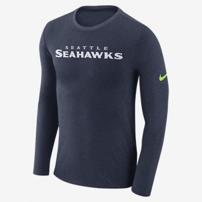 Nike LS Marled Wordmark Tee