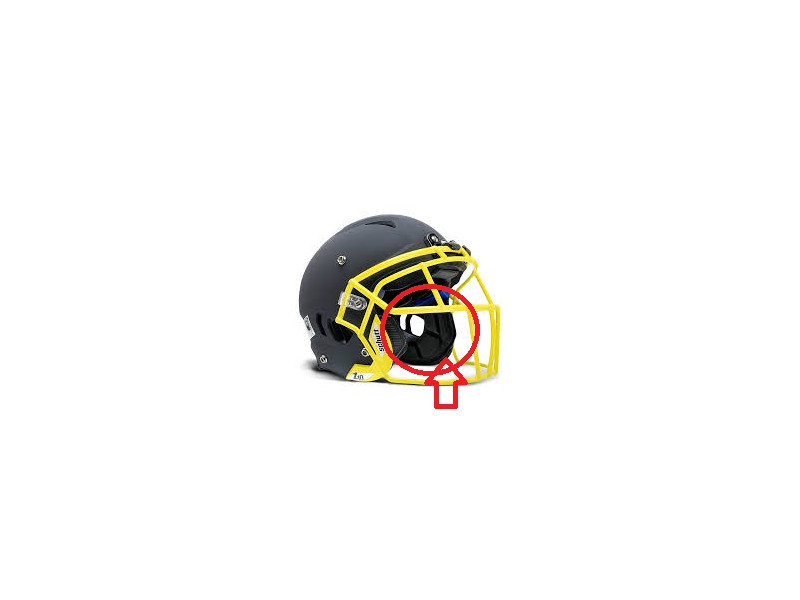 Schutt JAW PAD BLACK Schutt JAW PAD BLACK
