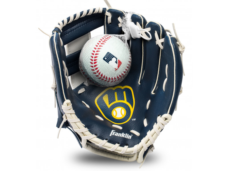 Franklin 9,5 Inch Youth MLB Glove and... Franklin 9,5 Inch Youth MLB Glove and...