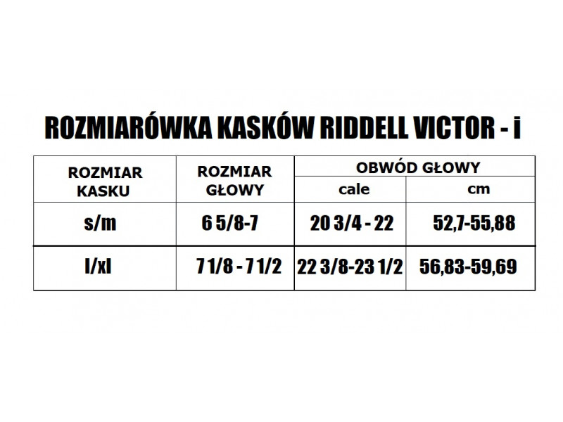 Riddell Victor-i Kask do Futbolu...