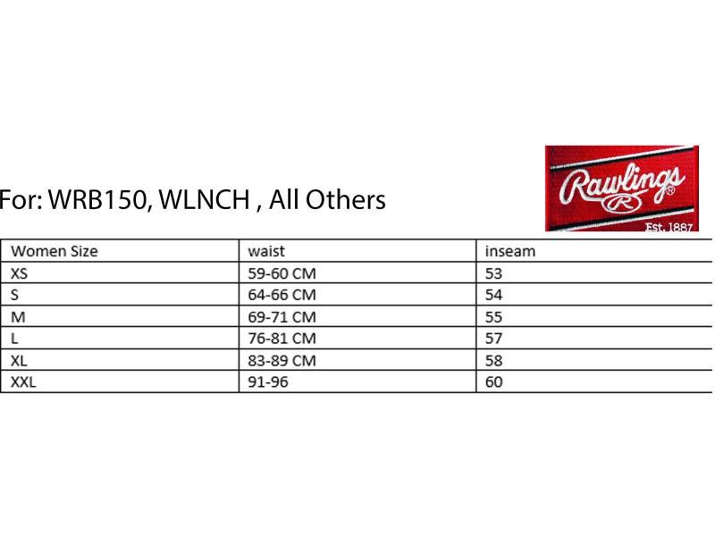 Rawlings WLNCH Damskie spodnie softball Rawlings WLNCH Damskie spodnie softball