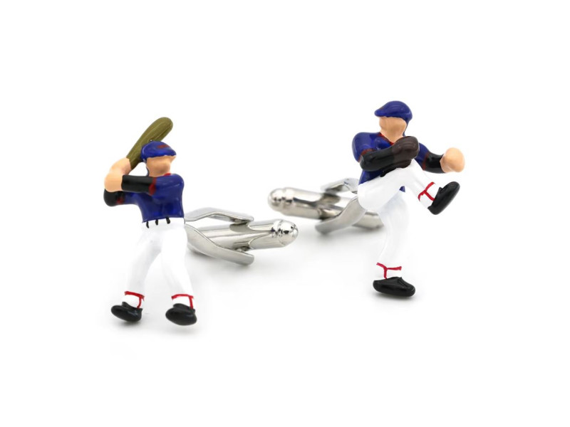 Spinki do mankietów Baseball Player