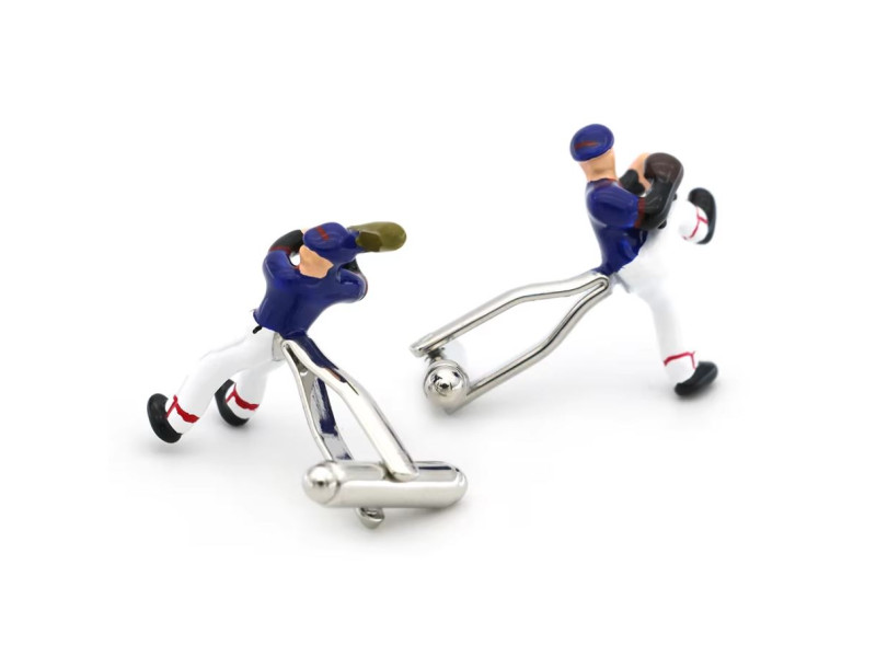 Spinki do mankietów Baseball Player