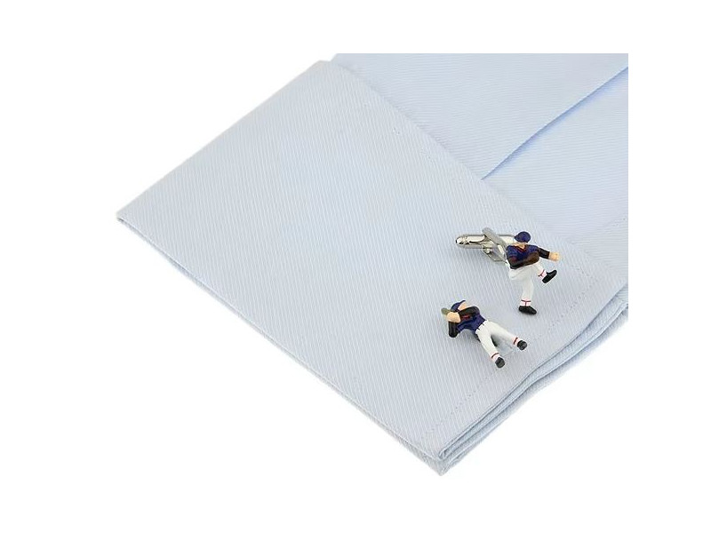 Men's Baseball Player Cufflinks