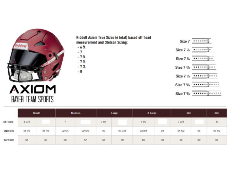 Riddell Axiom Varsity Football helm Riddell Axiom Varsity Football helm
