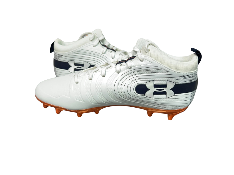 Under Armour Team Nitro Mid White-Orange Under Armour Team Nitro Mid White-Orange