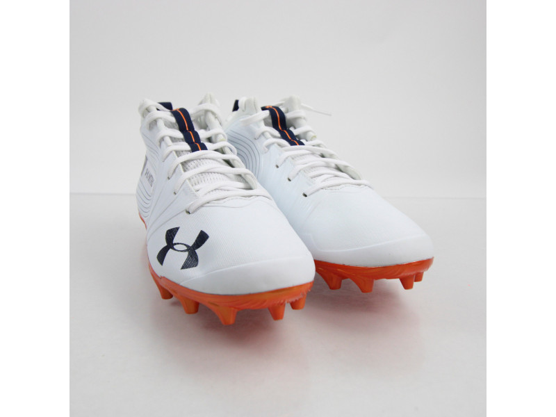 Under Armour Team Nitro Mid White-Orange Under Armour Team Nitro Mid White-Orange