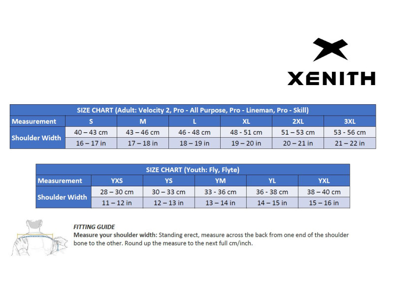 Xenith Pro - Skill Ochraniacz na barki Xenith Pro - Skill Ochraniacz na barki