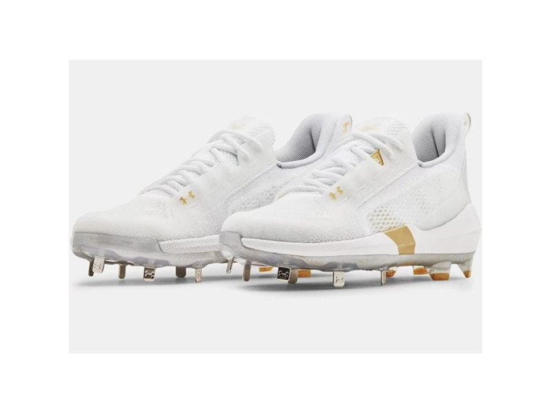 Harper 6 RM White/Gold Baseball Cleat... Harper 6 RM White/Gold Baseball Cleat...