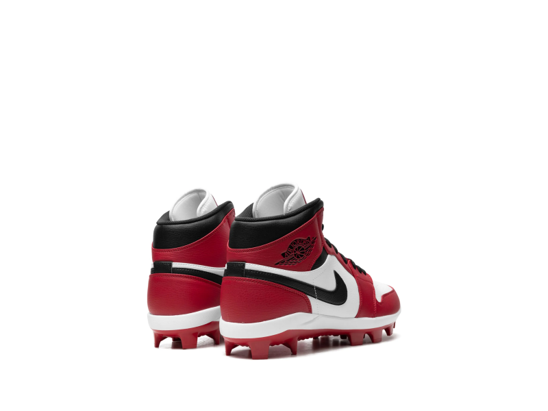 Jordan 1 Mid TD Men's Baseball Cleat Red Jordan 1 Mid TD Men's Baseball Cleat Red