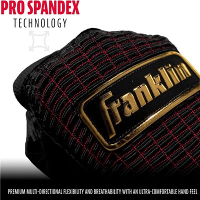 Franklin Pro Classic Gold Series Batting Gloves 2