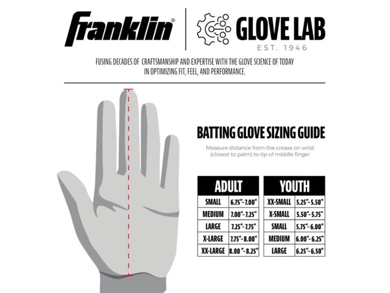 Franklin Pro Classic Gold Series Batting Gloves