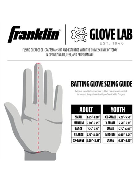 Franklin Pro Classic Gold Series Batting Gloves