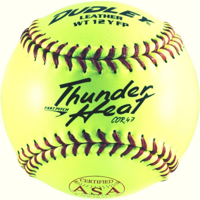 Piłka softballowa Dudley Thunder Heat 12 Skórzana