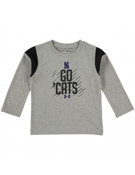 Under Armour Northwestern Wildcats Infant Gray/Black Long Sleeve Performance T-Shirt and Pant Set Under Armour Northwestern Wildcats Infant Gray/Black Long Sleeve Performance T-Shirt and Pant Set