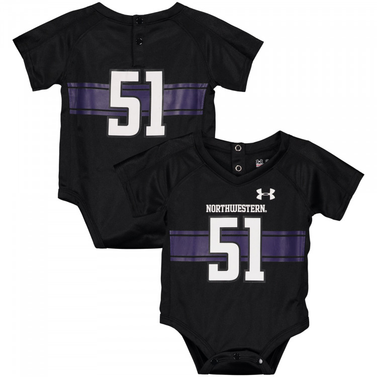 51 Northwestern Wildcats Under Armour Body Dla Noworodków Replica Performance Jersey 51 Northwestern Wildcats Under Armour Body Dla Noworodków Replica Performance Jersey