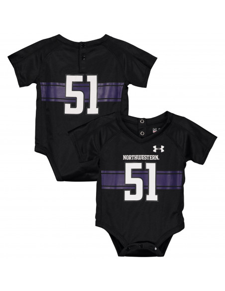 51 Northwestern Wildcats Under Armour Body Dla Noworodków Replica Performance Jersey 51 Northwestern Wildcats Under Armour Body Dla Noworodków Replica Performance Jersey