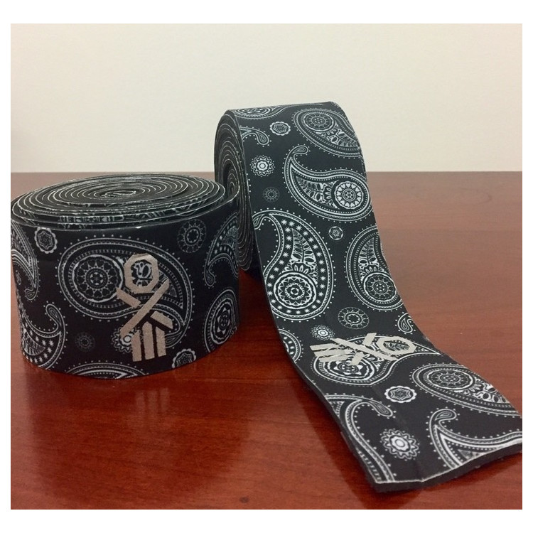 Owijka na kolano(para) BLACK & WHITE PAISLEY WRAPS