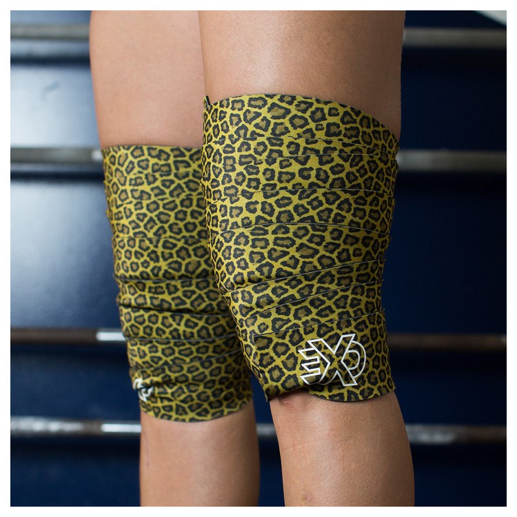 Owijka na kolano(para) Exosleeve LEOPARD KNEE WRAPS Owijka na kolano(para) Exosleeve LEOPARD KNEE WRAPS