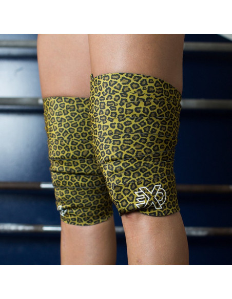 Owijka na kolano(para) Exosleeve LEOPARD KNEE WRAPS Owijka na kolano(para) Exosleeve LEOPARD KNEE WRAPS