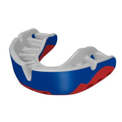 Szczęka OPRO  Shield PLATINUM Blue - Red