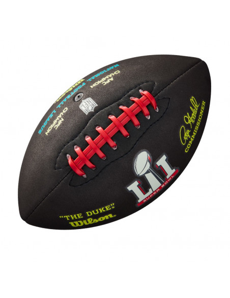 PIŁKA NFL SB 51 MINI BLACK FB