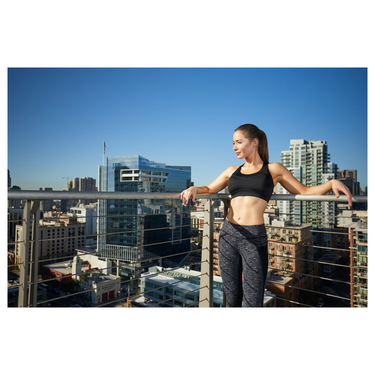 Altium Hylete Stanik Sportowy Czarny