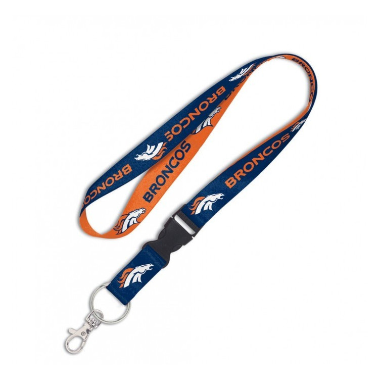 Denver Broncos 1" Lanyard w/ Detachable Buckle Smycz