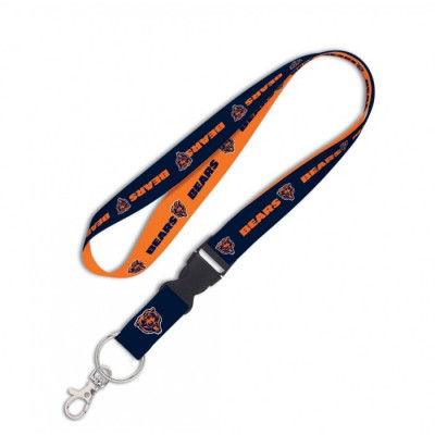 Chicago Bears 1" Lanyard w/ Detachable Buckle Smycz