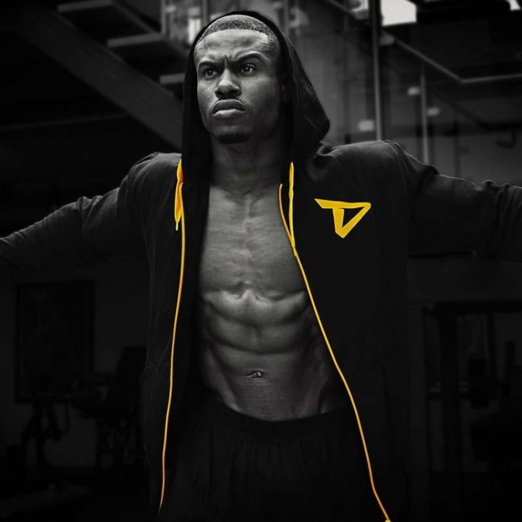 DEDICATED TRACKSUIT HOODIE " I AM DEDICATED "BLUZA