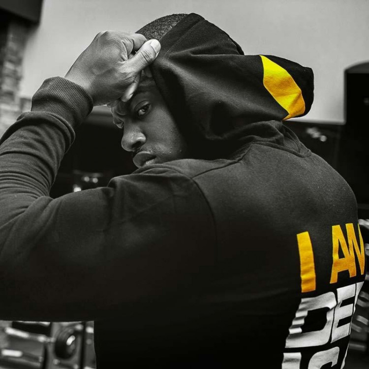 DEDICATED TRACKSUIT HOODIE " I AM DEDICATED "BLUZA