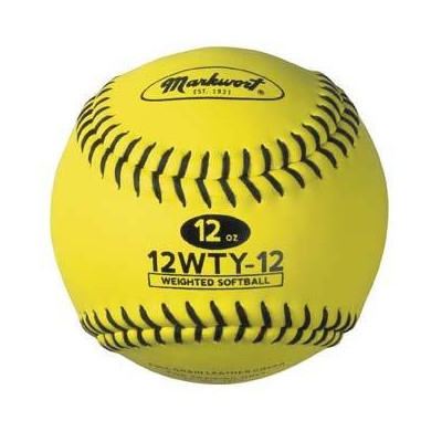 Markwort Weighted Yellow Leather Softball (12WTY) Piłeczka Softballowa
