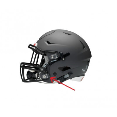 Riddell Revo Speed Football Helmet Inflatable 1” Jaw Cheek Bladder Pads 